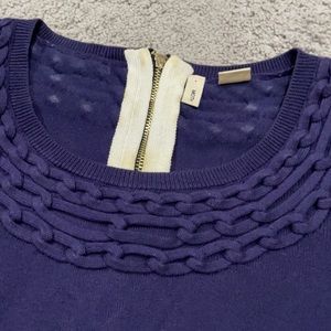 Moth - navy sweater with detail trim